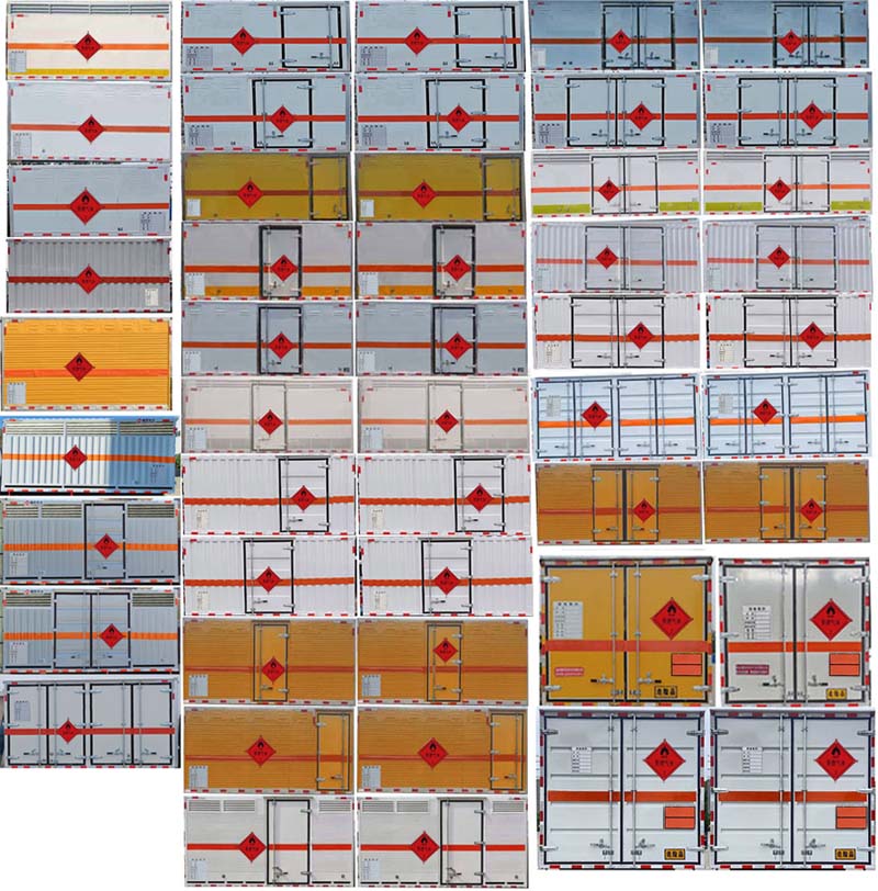 躍進C300 （藍牌氣剎）易燃氣體廂式運輸車